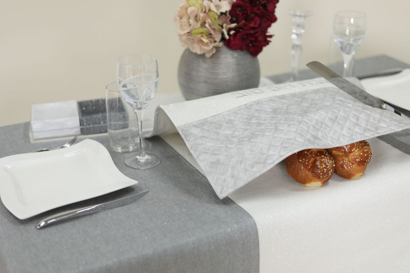 Glitter Runner 2 tone Leather Tablecloth