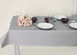 Plain Gray Leather tablecloth