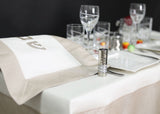 Classic border Leather Tablecloth
